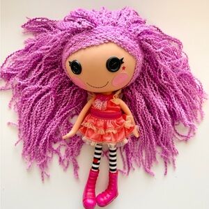 Lalaloopsy Peanut Big Top Full Size Yarn Purple Hair Big Doll